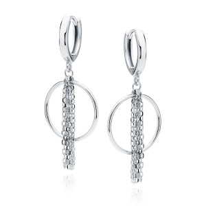 Cercei argint lungi cu cerc DiAmanti Z1935DER-DIA (Argint 925‰ 2,6 g.) Cercei argint lungi cu cerc DiAmanti Z1935DER-DIA (Argint 925‰ 2,6 g.)